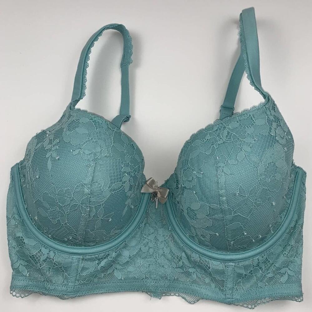 Victoria’s Secret Lined-Demi Buste Bra 32DD #2658